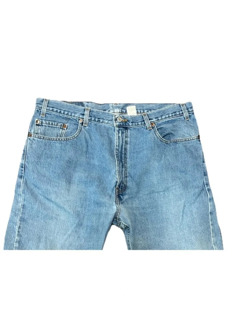 Levi's 505 Jeans Men's 40x32 Straight Leg Blue Denim Regular Fit Vintage Y2K